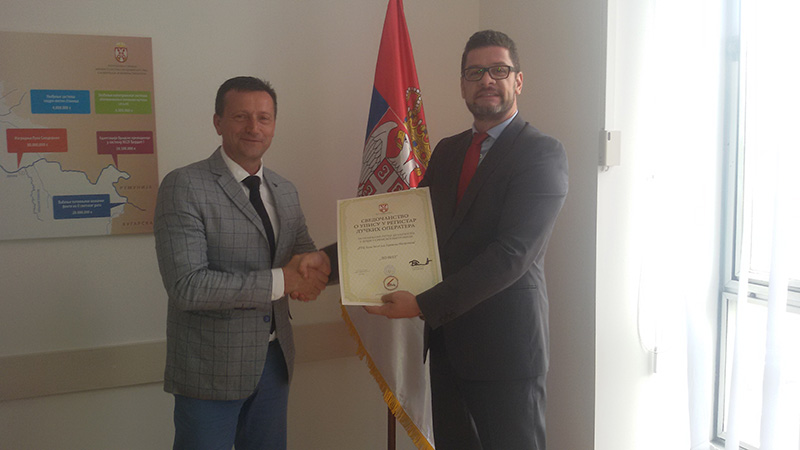 Port Leget registered in the Listing of licensed port operators